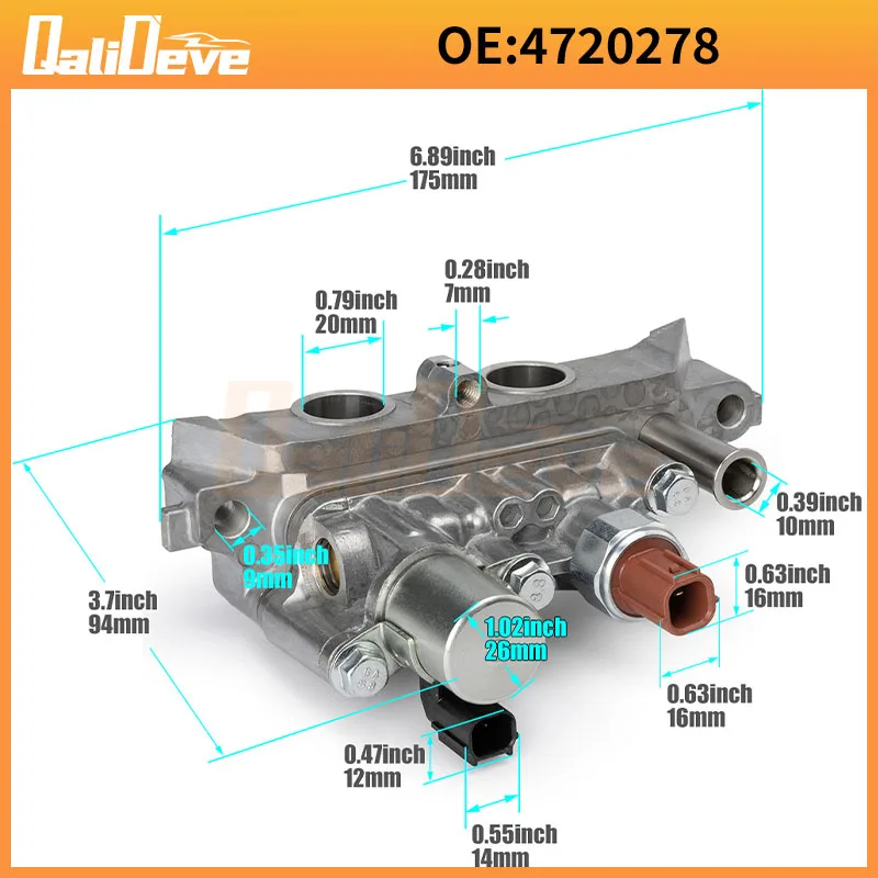 

15810-R70-A04 VVT Engine Variable Valve Timing Solenoid For Honda Odyssey Accord Aucra RDX V6 3.5L Car Parts 15810R70A04