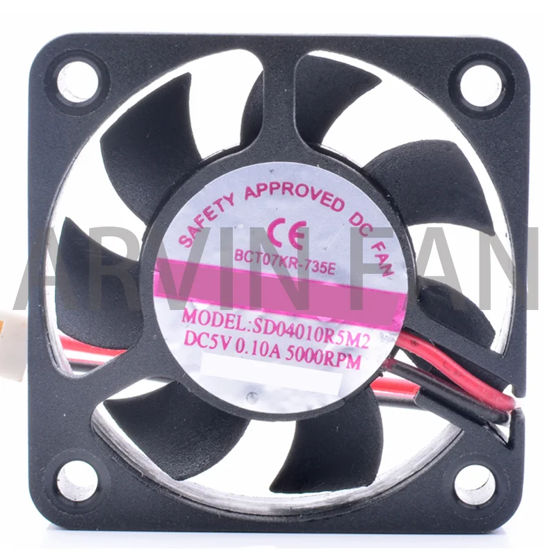 SD04010R5M2 4010 ventilador de refrigeración silencioso, enrutador pequeño, 5000 Rpm, 4cm, 40x40x10mm, DC5V, 0.10A, Original, nuevo