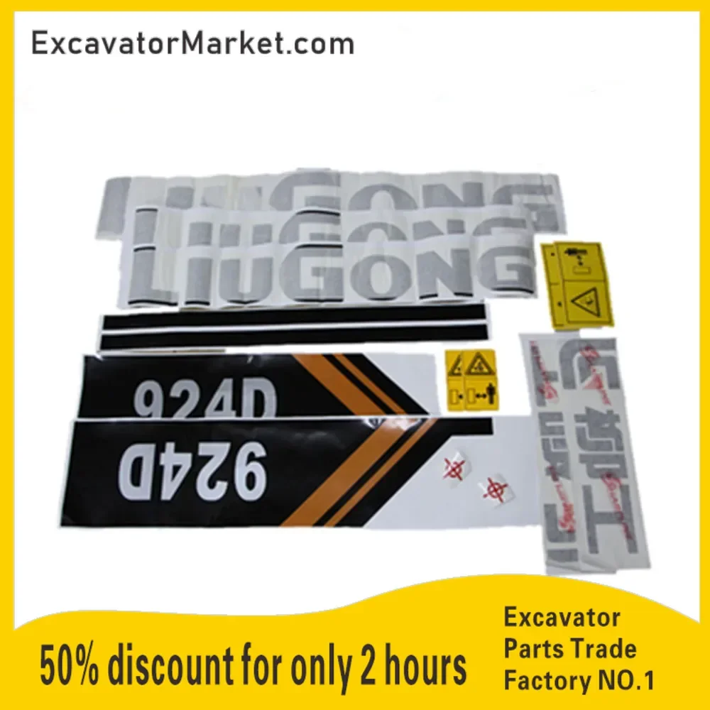 

Excavator Parts LiuGong 924D Full Vehicle Sticker LiuGong Excavator 924D Full Vehicle Sticker Decal LiuGong Excavator Sticker