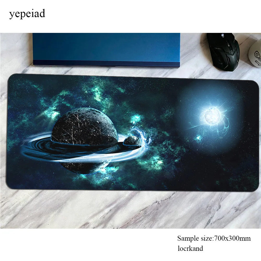 Space Sci Fi mousepad 900x400mm gaming mouse pad Birthday pc computer gamer accessories mat present laptop desk protector pads