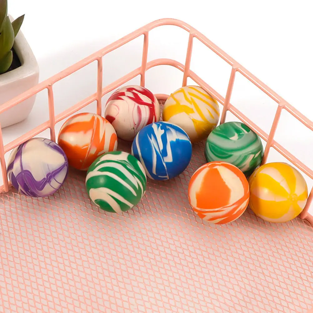 

20Pcs Colorful Bouncy Balls Plastic Bouncing Balls for Kids Creative Jumping Ball Develops Hand Foot Coordination Ideal for Home