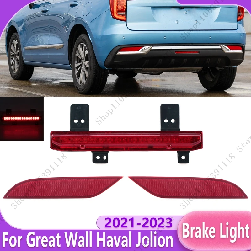 Car Rear Bumper Reflector Lamp Brake Light Signal Light Stop Lamp Warning Light For Great Wall Haval Jolion 2021 2022 2023
