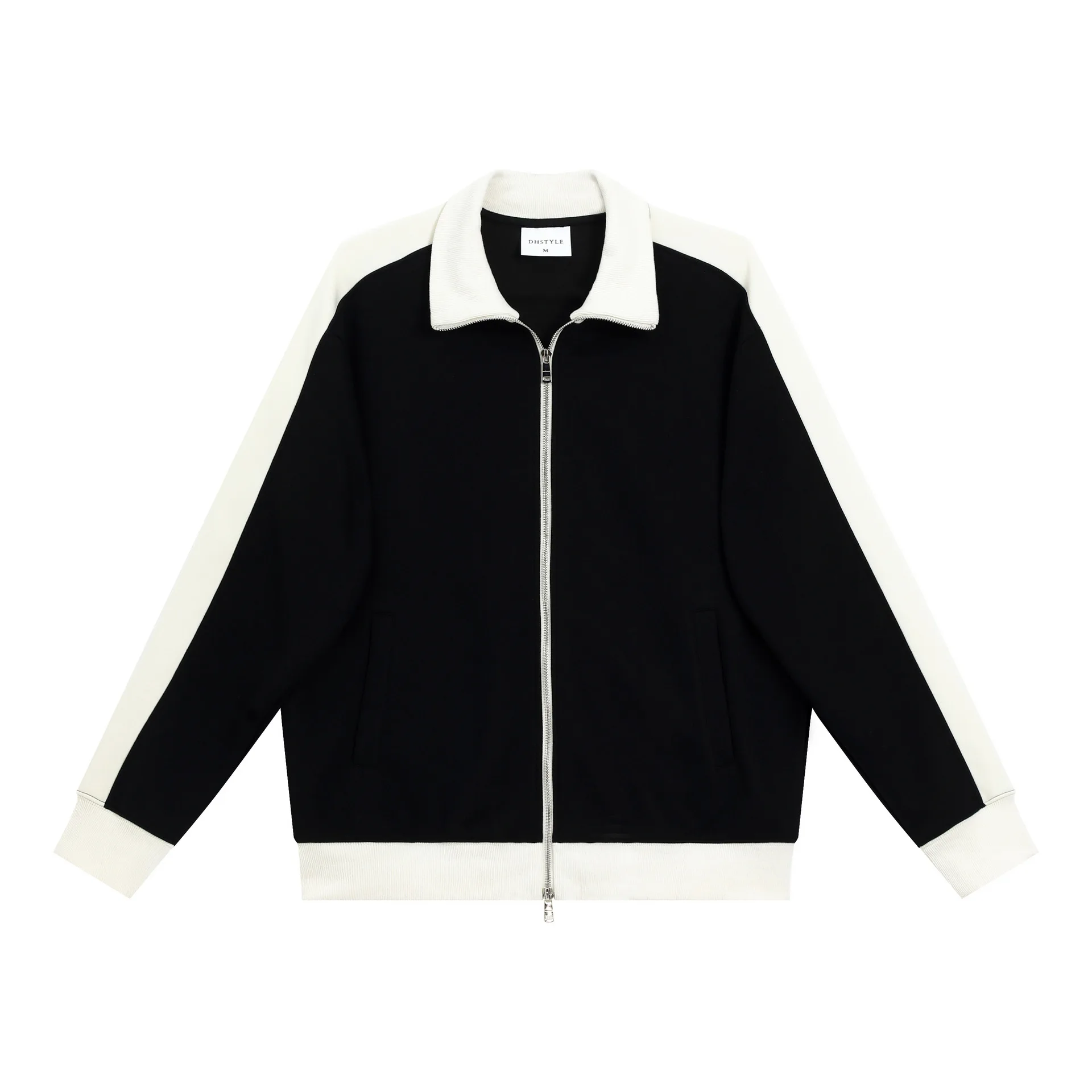 Vintage 2026 New Fashion Men Color-coded Simple Basic Loose Casual Trendy Zipper Sweatshirt Cardigans Male Coats Top Clothes