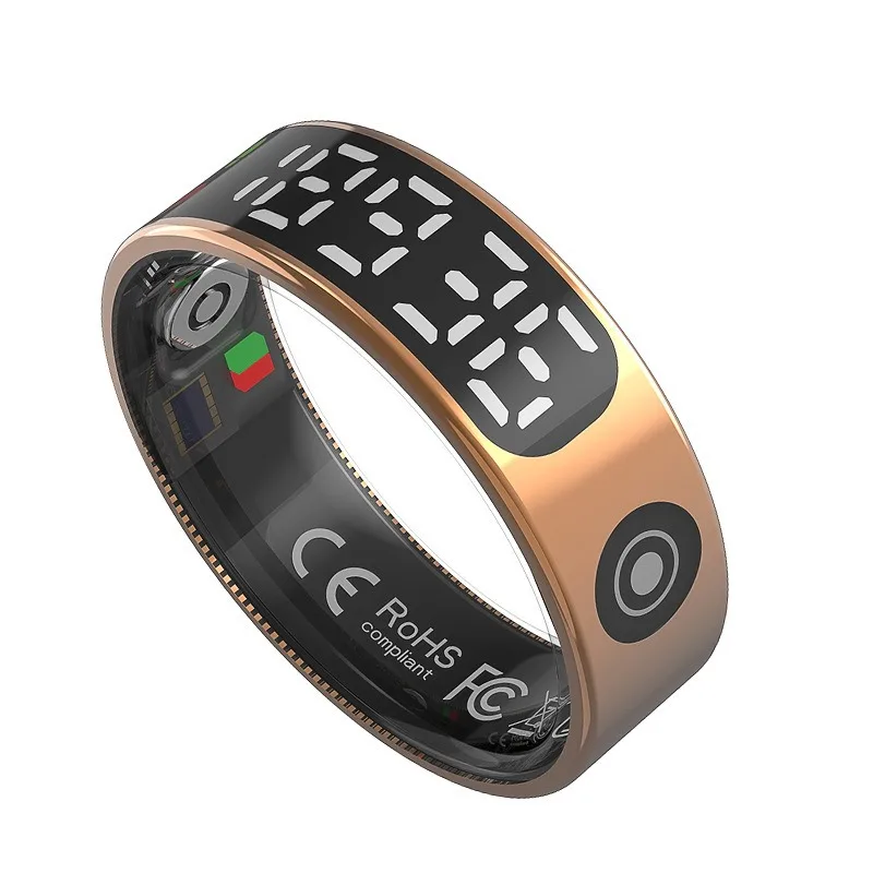 High Quality Chip Controls Touch Screens Smart Rings Heart Rate Monitoring Blood Oxygen Sleep Monitoring Bluetooth Waterproof
