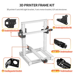 3D Printer Parts Y/X Axis Motor Mount Bracket Right/ Left X/Z-Axis Front/Back Motor Mount Plate X/Y Tensioner For CR-10 Ender-3