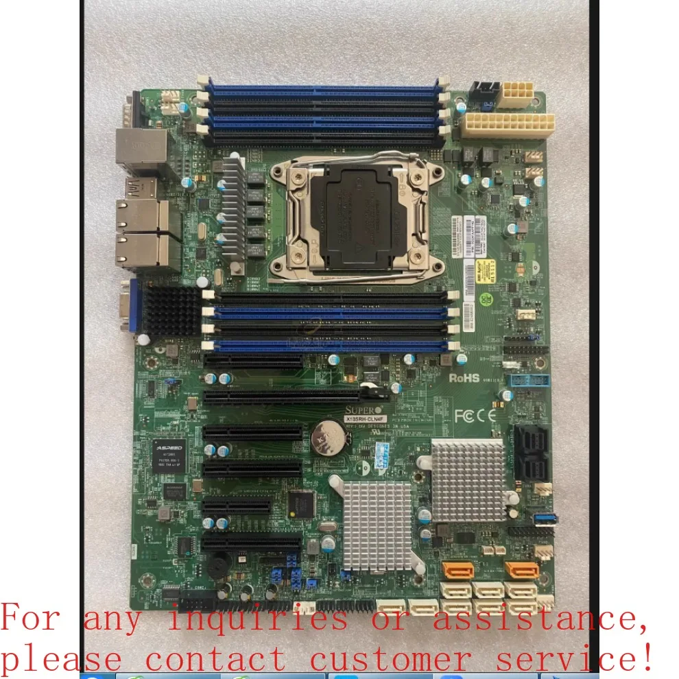 

For X10SRH-CLN4F X10SRH-CF server main board single channel X99 S3008 array chip X99-WS/IPMI