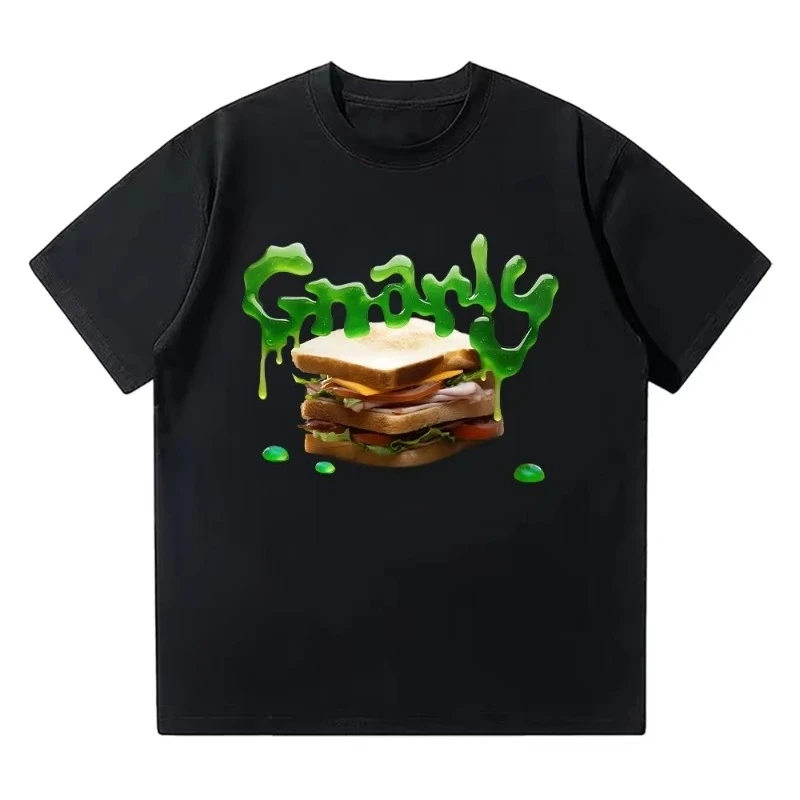 

KATSEYE Gnarly футболки модный креативный дизайн мужские и женские хлопковые футболки корейский стиль Kpop повседневная футболка с коротким рукавом и круглым вырезом Y2K