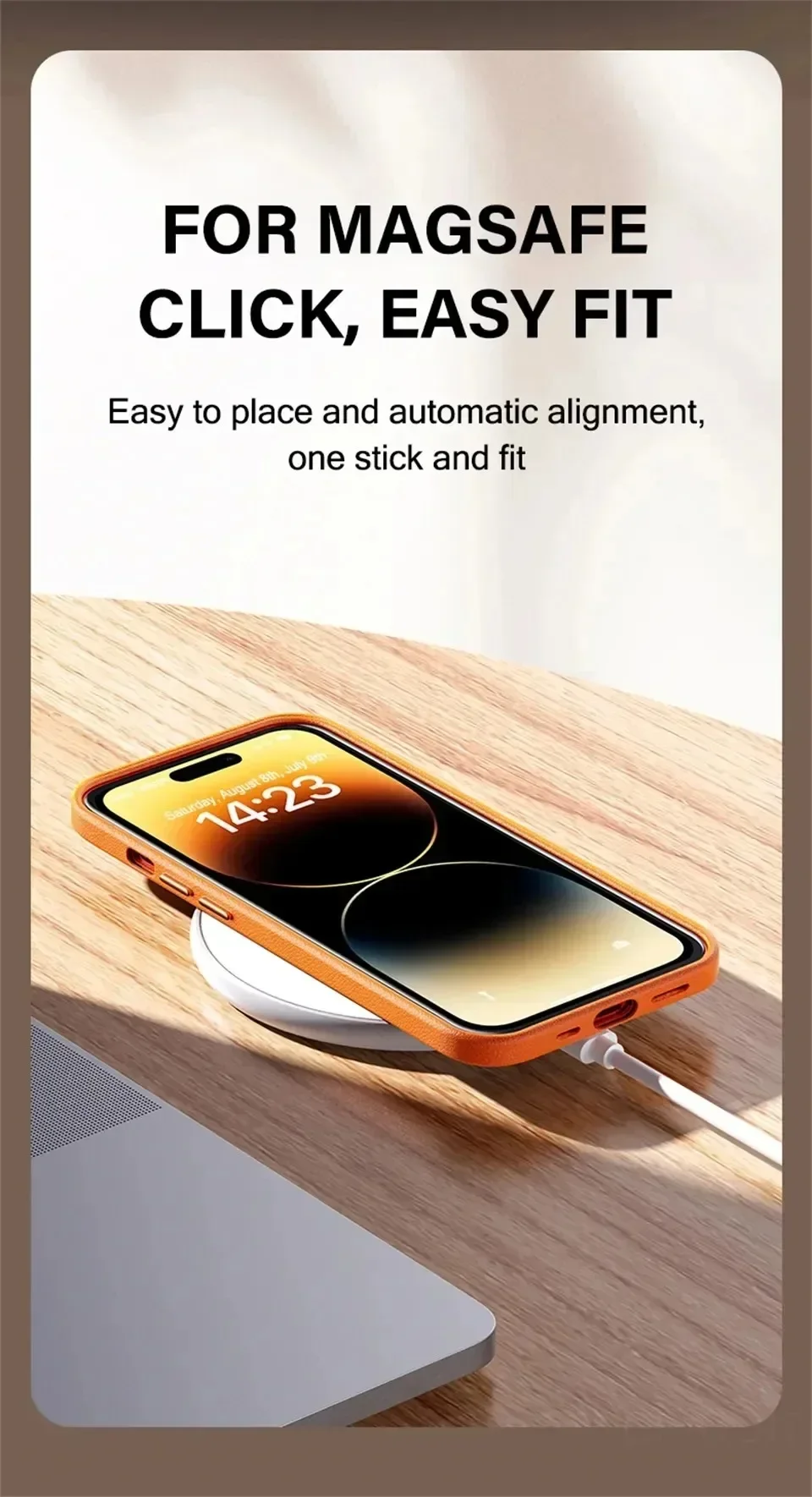 Luxury Magnetic Leather Case for Apple iPhone 18 17 Pro Max 16 13 12 14 15 Plus Official MacSafe for Magsafe I Phone Cover Etui