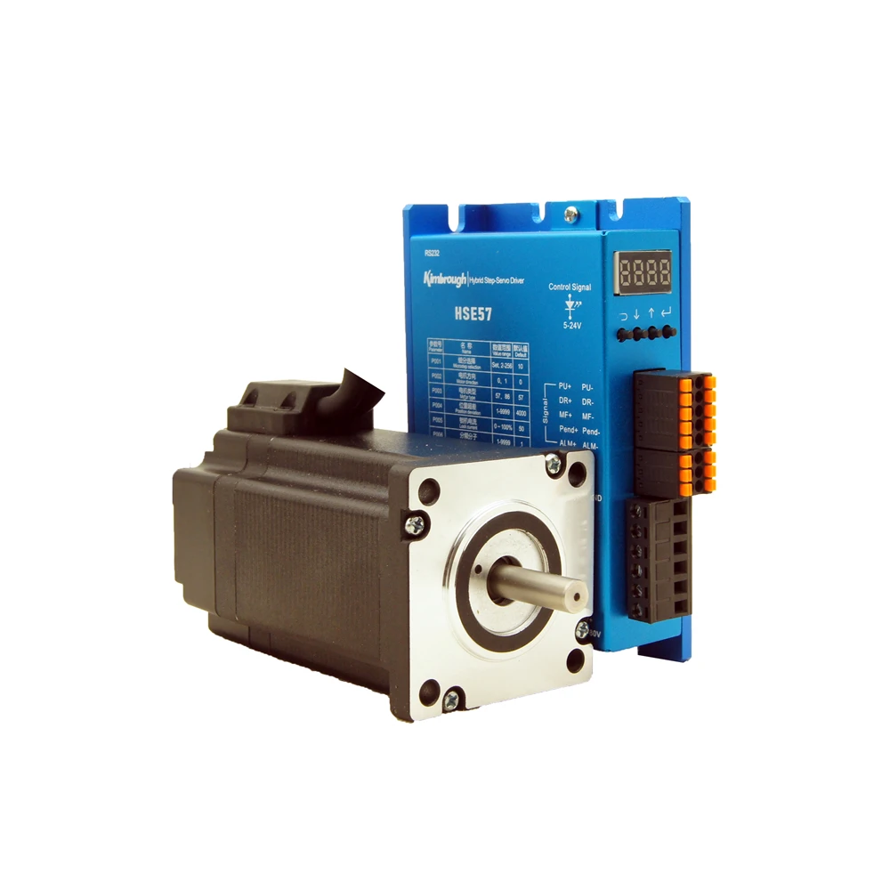 3Nm(428oz-in) Nema24 Closed loop Stepper Motor 8.0mm Shaft Diameter 60HSE84/60HSE84D CNC kit 2-phase Step-servo Driver HSE57