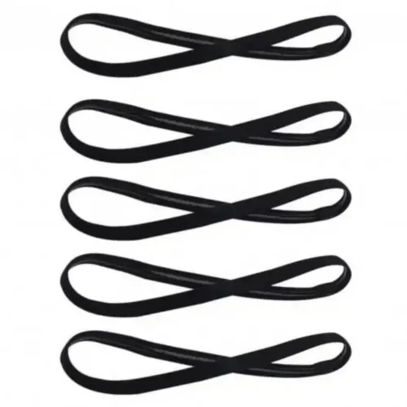 5pcs Elastic Sweat Hairband Yoga Running Fitness Headband Thin Sports Ladies Men Hairband Anti-skid Hair Decoration