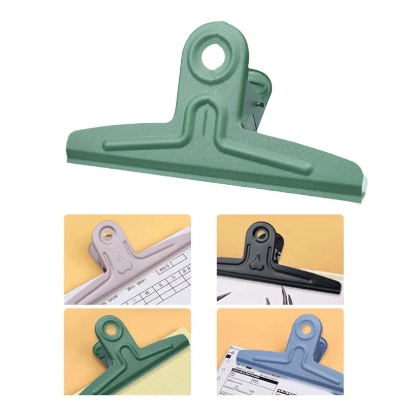 Большой скрепленный зажим 20 см длиной из нержавеющей стали бумажные зажимы Большой переплет