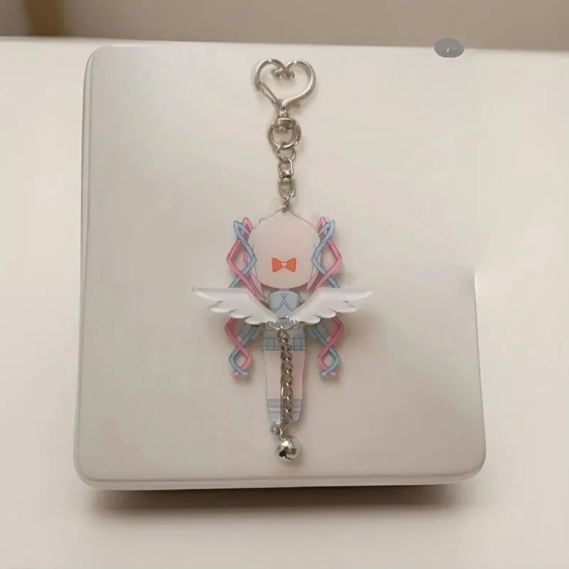 NEEDY GIRL OVERDOSE Anime Women Keycahin KAnge Key Chain Bags Keyring Car Prndant Kids Friends Gift Collection Ornament Cosplay