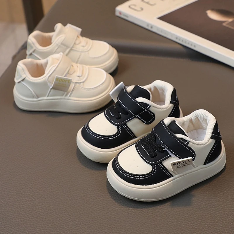 

Child toddler walking shoes 2025 winter new flat bottomed shoes fashiona children's slip men's women's versatile casual shoes