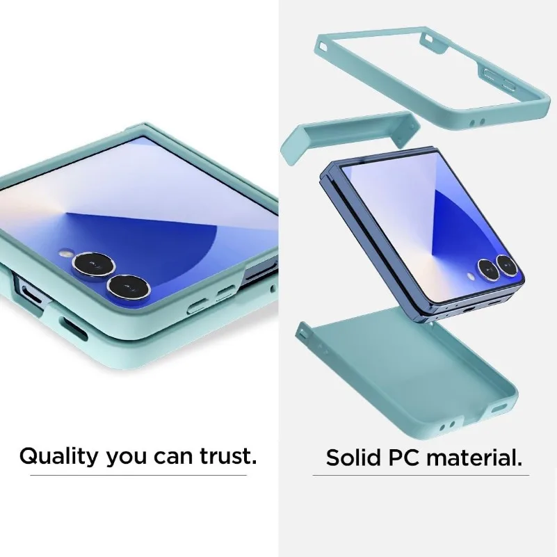 Untuk Samsung Z Flip 7 Casing Pelindung Engsel Penutup Sentuh Kulit Tahan Benturan Matte Ramping Mewah untuk Tas Samsung Galaxy Z Flip 7 6 5 4 3