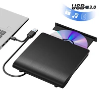 Unidad de CD/DVD Externa USB 3.0 Tipo-C, Unidad de CD-RW Externa Delgada y Protegida USB 2.0, Reproductor de DVD-ROM para Computadoras Portátiles y de Escritorio