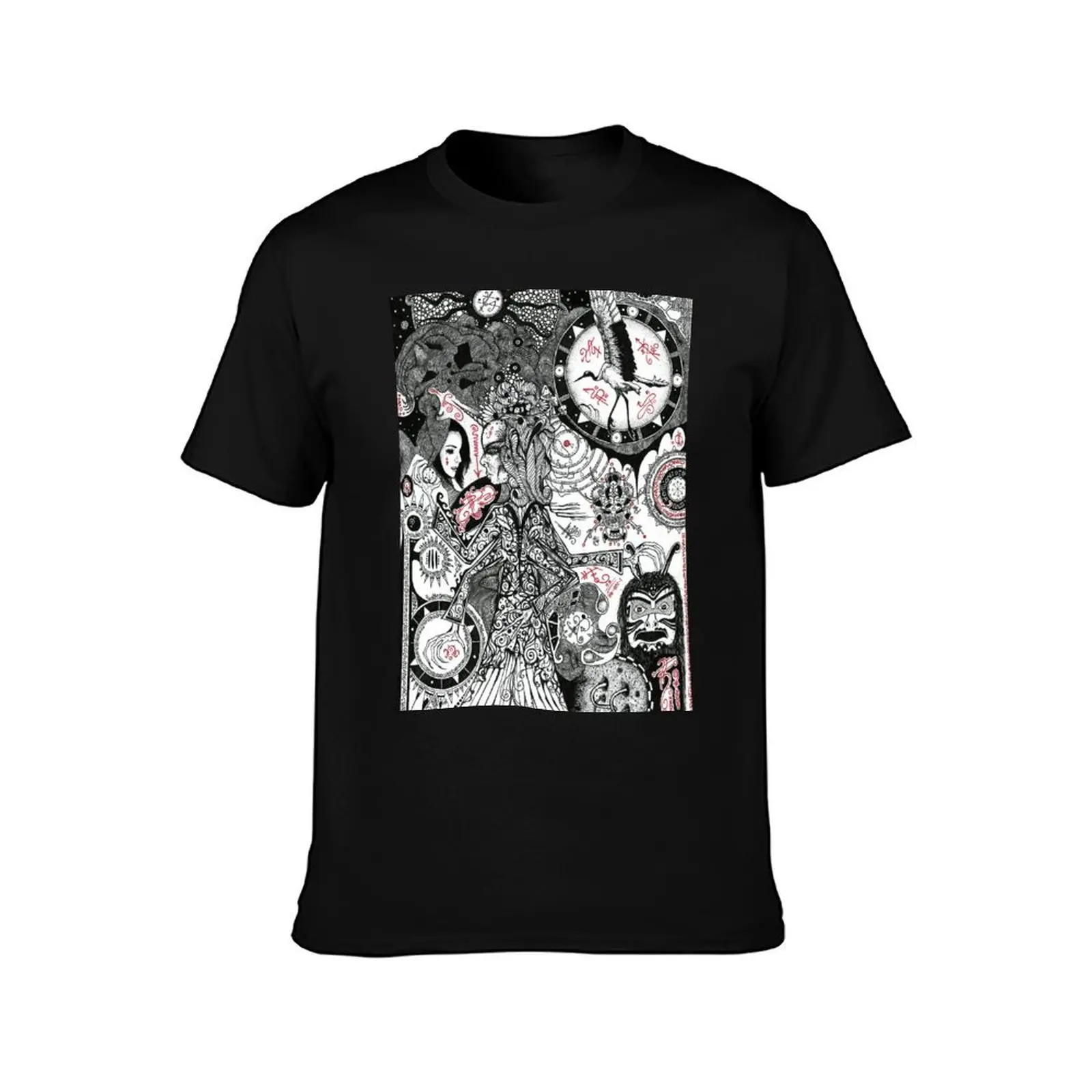 Witch Magick T-Shirt, Summer Casual Cotton Tee, Oversized Streetwear Tops, Vintage Graphic Print, Loose Fit Short Sleeve