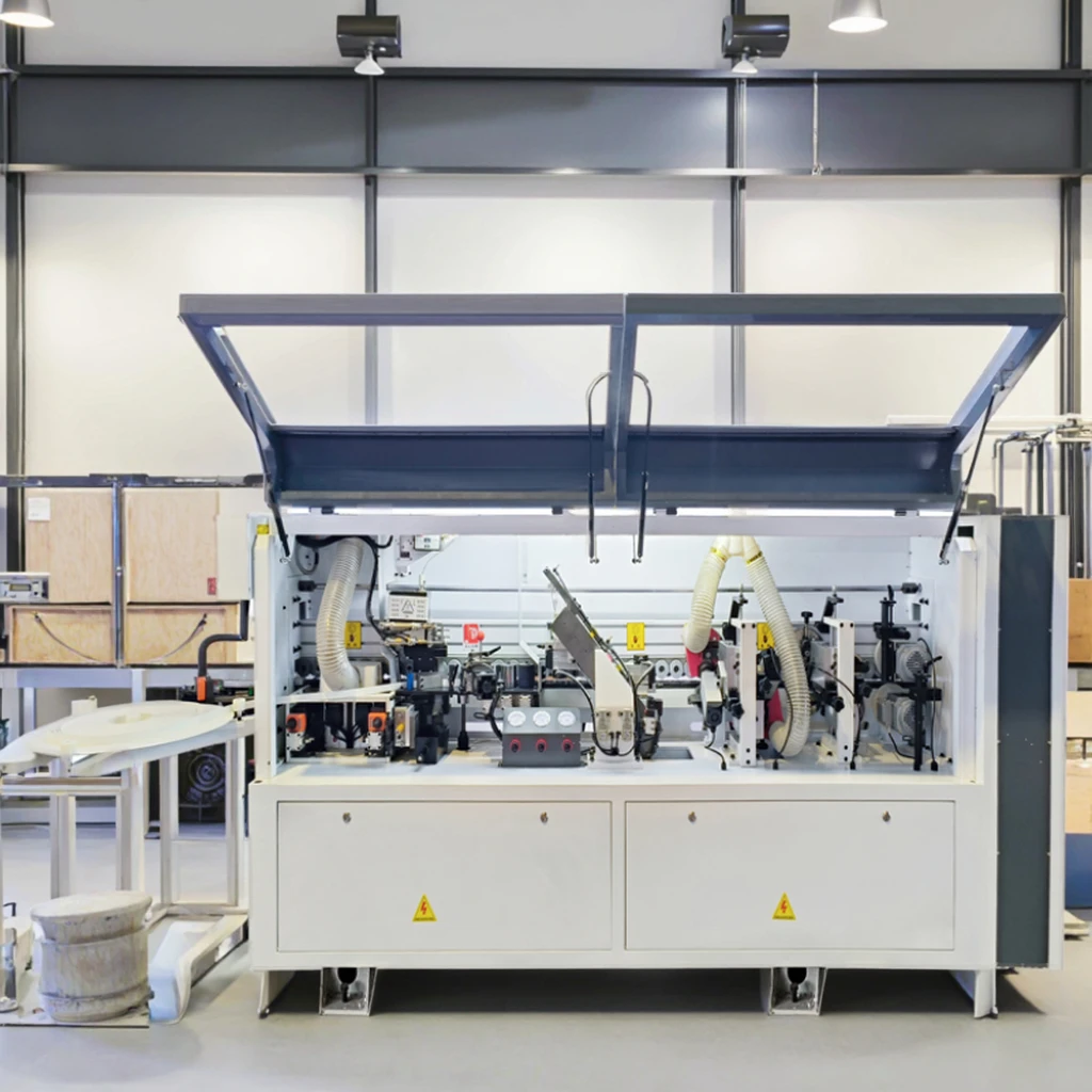 China Factory Full Automatic Edge Banding Machine Hot Selling Wood Based Panels Machinery 6 Functions Wood Edge Bander Machinery