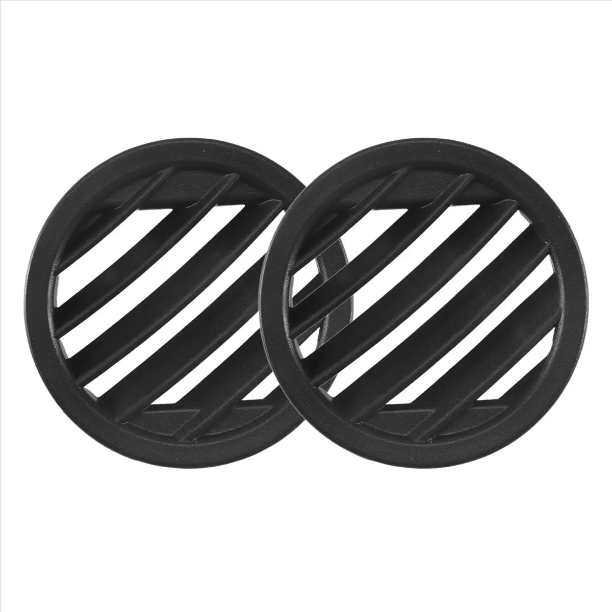 L96A Car Left and Right Side Dash A/C Air Vent Grilles ABS Black for Mercedes-Benz X204 GLK 2009-2015 Car Air Vent Grilles