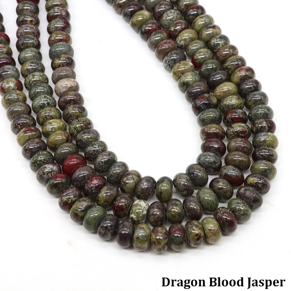 5x8mm Rondelle Vorm Natuursteen Kralen Amethist Agaat Jades Quartz Platte Ronde Spacer Bead Voor Sieraden Maken DIY Armbanden
