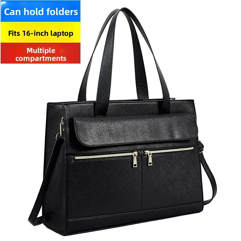 

2025 New Large Capaci Busin Women's Handheld Tote Bag Commuting OL Sle with Multiple Carents for 6 Inch Cuter