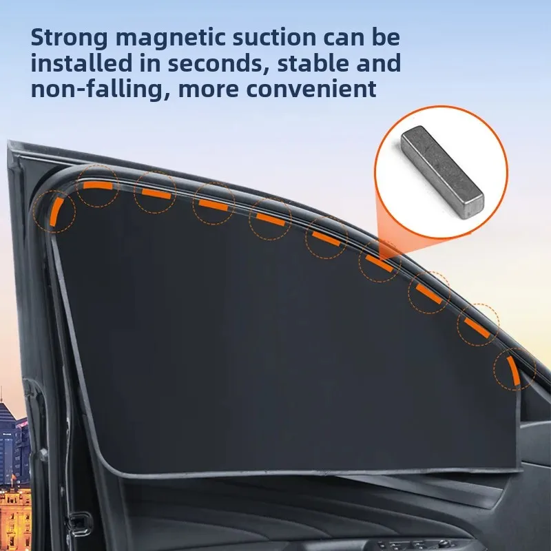 Side Window Sunshade for Car UV Protection Privacy Front Rear Windshield Window Shield Screen Sun Visor Camping Sun Shade Cover