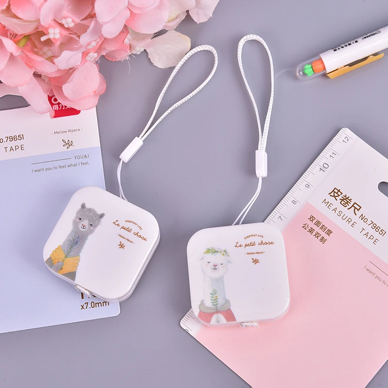 1.5m Portable Retractable Mini Tape Fashion Nostalgia Measure Ruler Vintage Retro Sewing Centimeter Inch Roll Tape