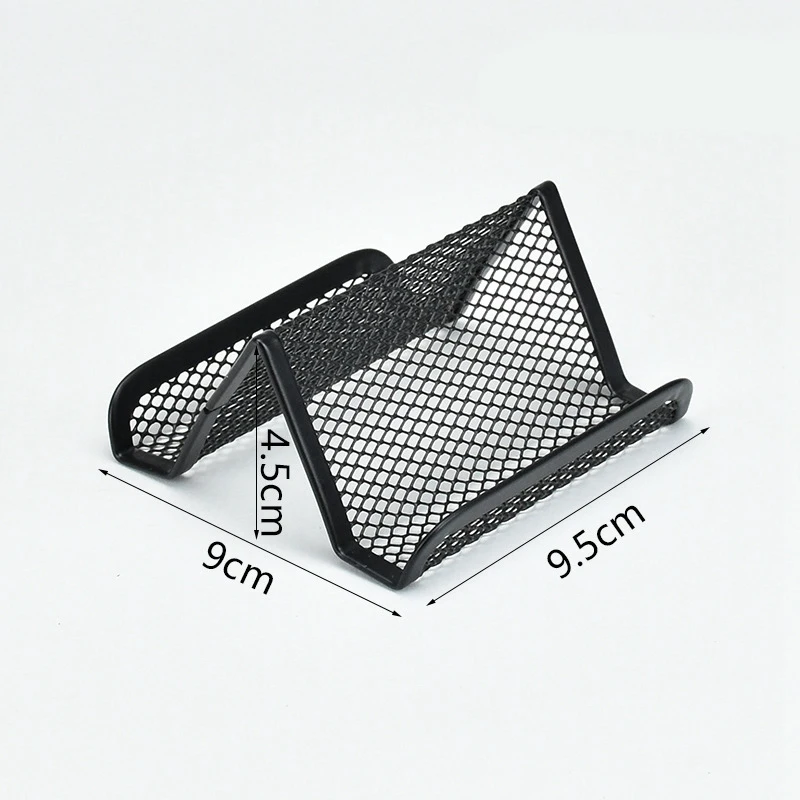 12PCS Metal Desk Organization Pen Holder Organizer Office Pencil Holders Multifunctional Storage Black Metal Mesh