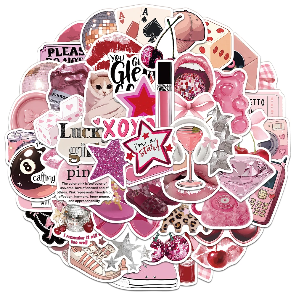 55PCS Creative Pink…