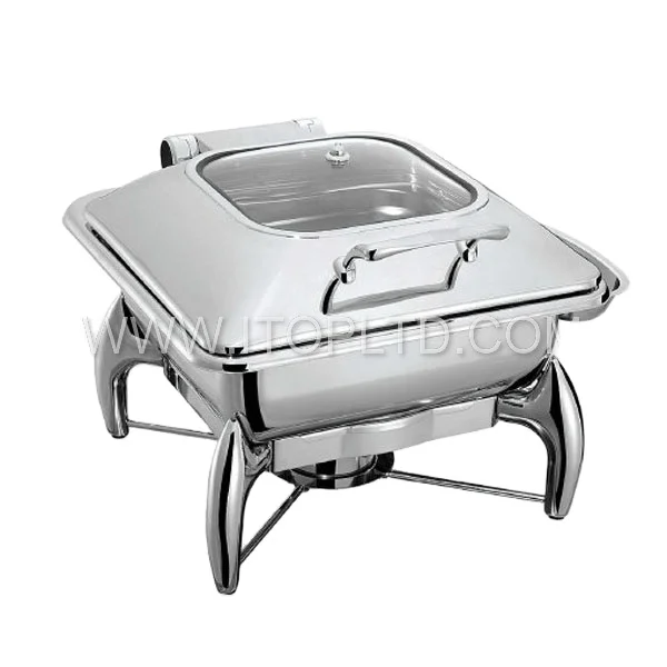 

Chafing Dish/kitchen Equipment/hotel Equipment Luxury Chafing Dish Stainless Steel Buffet Chafing Dish Food Warmer Dish