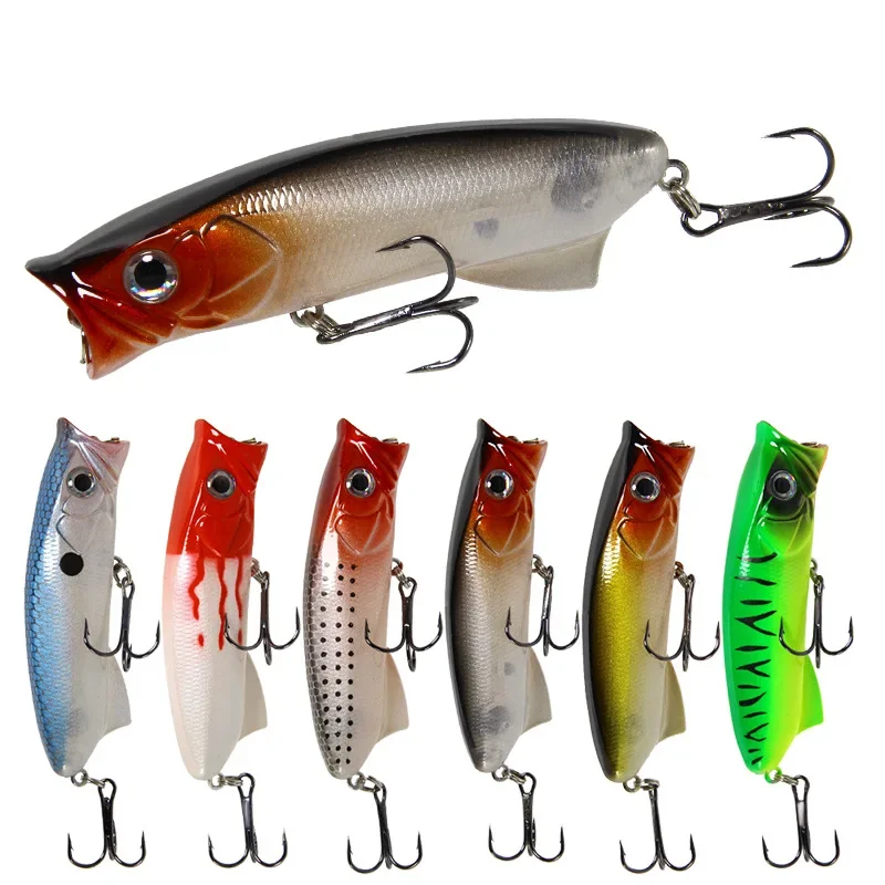 

Popper 3D Eyes Fishing Lures Wobbler 8cm 11.3gFishing Baits Floating Crankbaits Artificial Hard Bait Poper Pesca Carp Pike