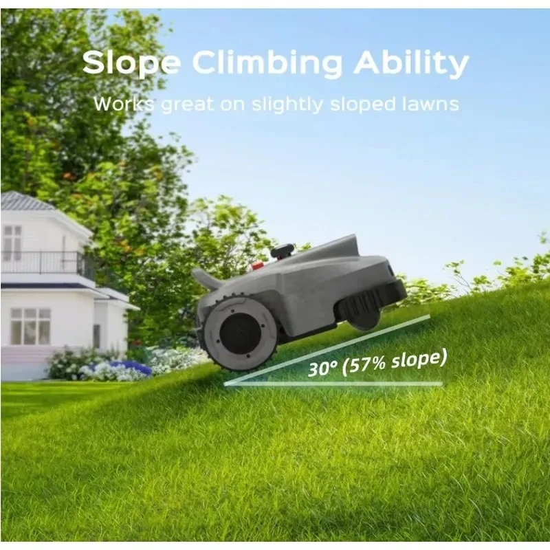 2026for Lopkin L1500 Wireless Robotic Lawn Mower with Rain Sensor Auto Stop Continuous Work for Outdoor Landscaped Areas