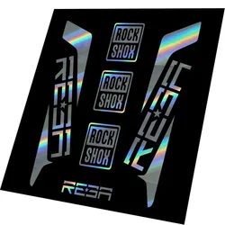 For ROCK SHOX REBA 2018 Bike Bicycle Cycling Fork Decal Sticker Kit