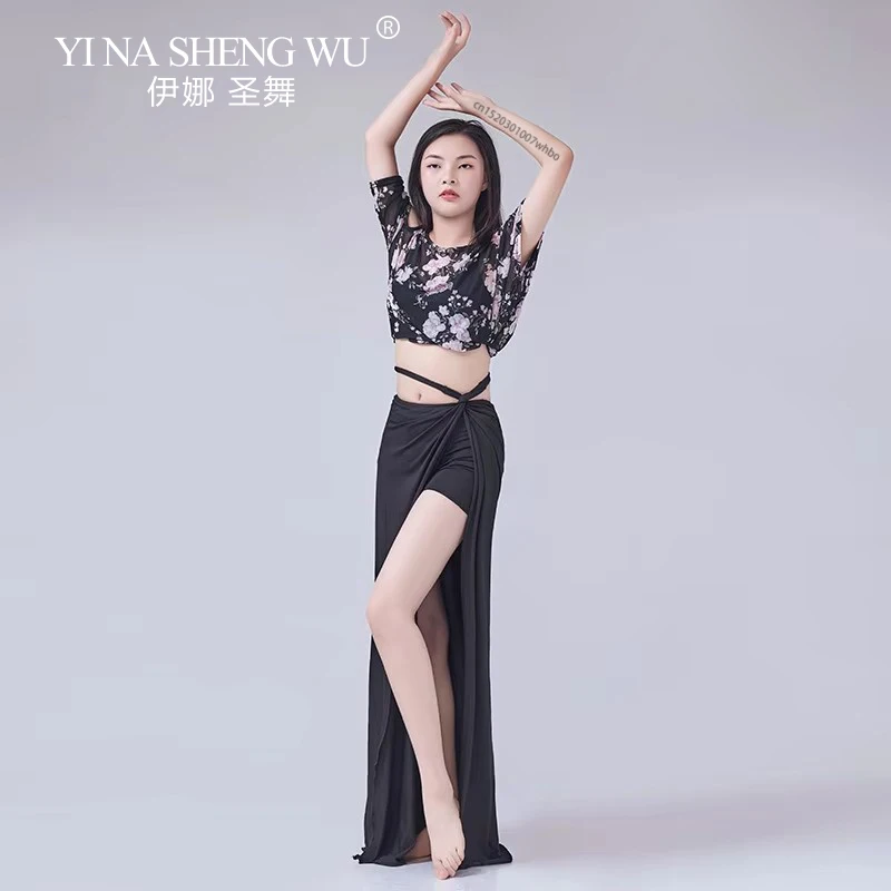 2pcs Set Belly Dance Professional Practice Suit for Women Dance Training Clothing Sexy Oriental Dance Belly Dancing Wear Outfit