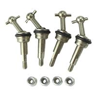 4PCS Metal Universal Driveshafts Dog Bone Replacement Part for WLtoys K969 K979 K989 K999 P929 P939 1:28 RC Car  Car