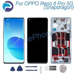 for OPPO Reno 6 Pro 5G (Snapdragon) LCD Screen + Touch Digitizer Display CPH2247 Reno 6 Pro 5G (Snapdragon) LCD Screen Display