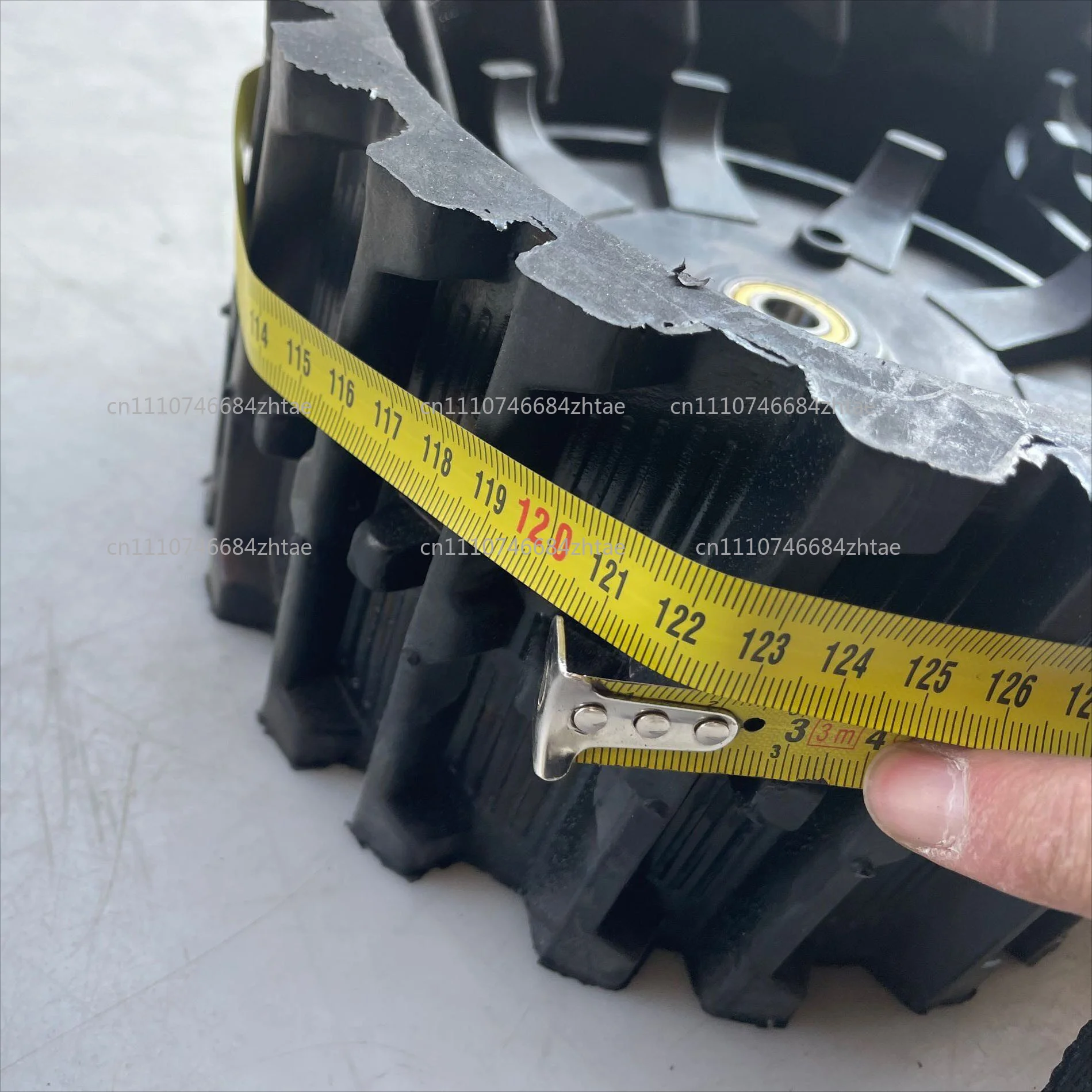 Homemade Modified Two-Wheel Electric Beach Buggy Go-Kart Parts Track Wheel Rubber Track Drive Wheel Bearing