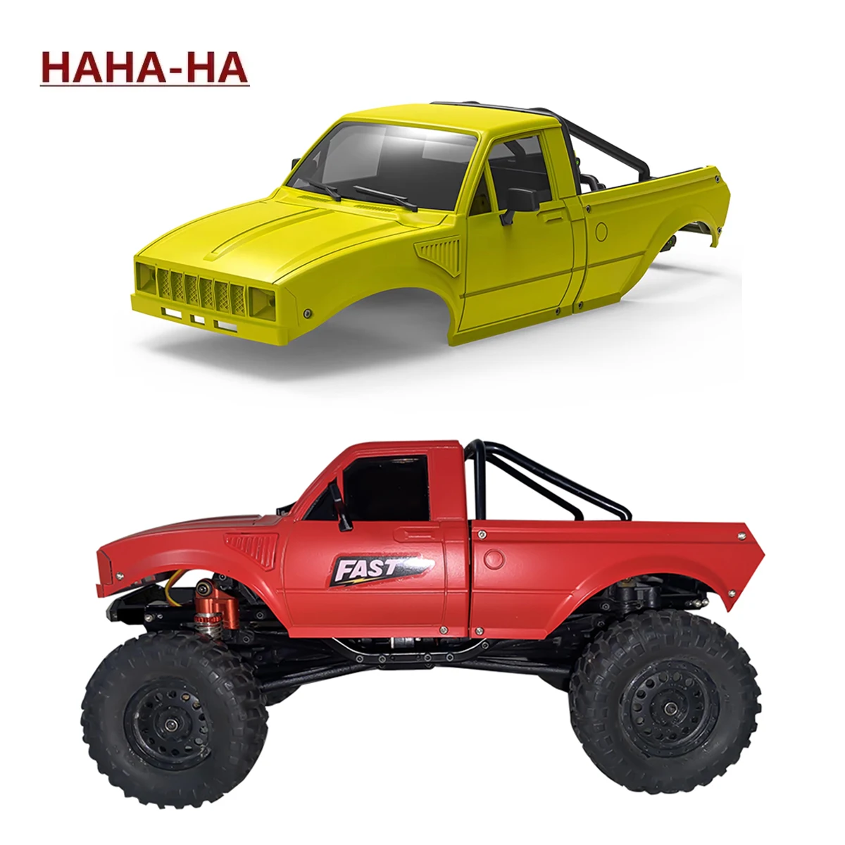 IR60-24 133mm Wheelbase Pickup Hard Body Shell for 1/24 RC Crawler Axial SCX24 C10 Bronco Jeep Wrangler Base Camp 4Runner Parts