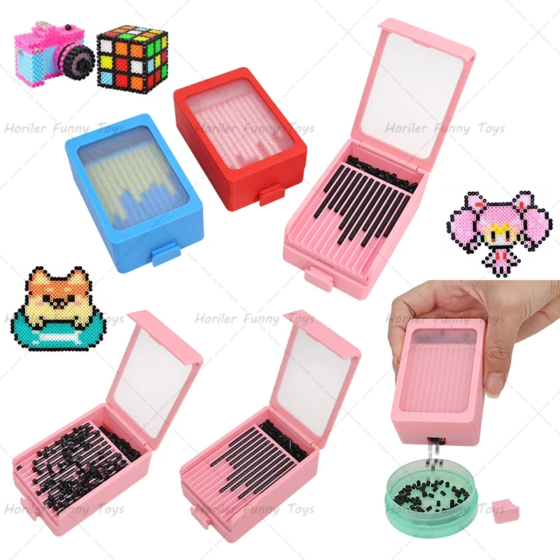 12 Slots Fuse Beads Crafting Tray 2.6mm Small Beans Efficient Sorting Tool Creative DIY Bean Storage Box for Iron Bead Lover