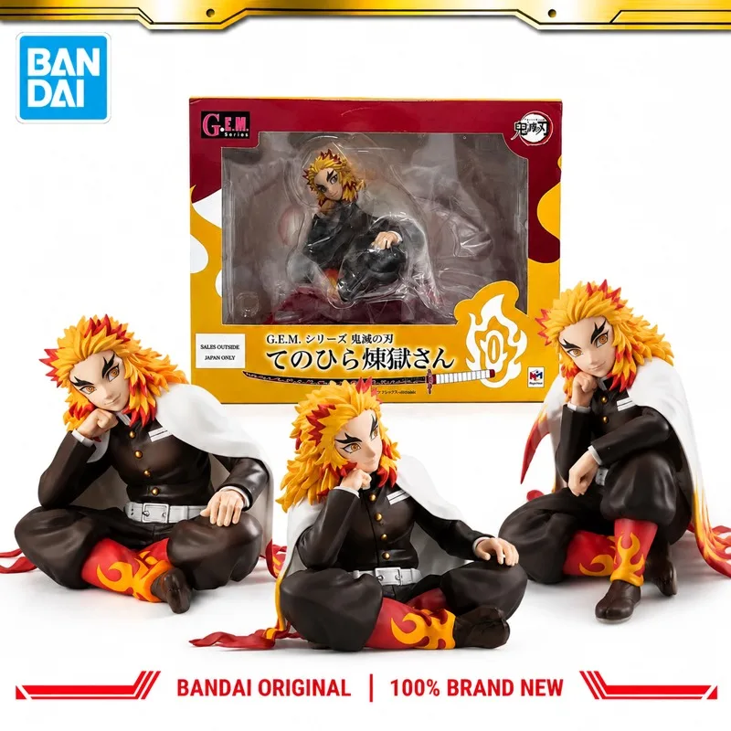 In Stock Bandai Original Megahouse Demon Slayer Rengoku Kyoujurou Action Figure Model Doll Brand New Boxed Anime Characters Toys
