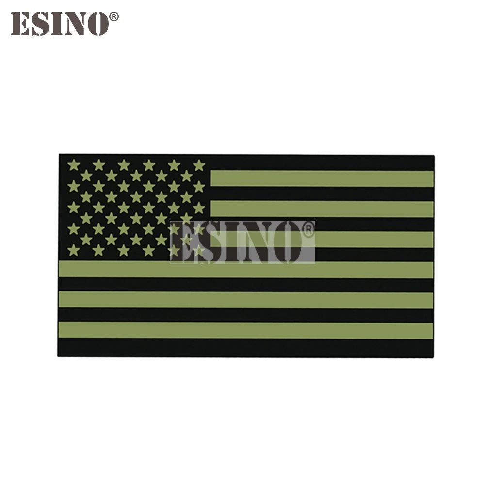 Car Styling Creative USA America National Flag Cartoon PVC  Waterproof Car Body Sticker Pattern Vinyl