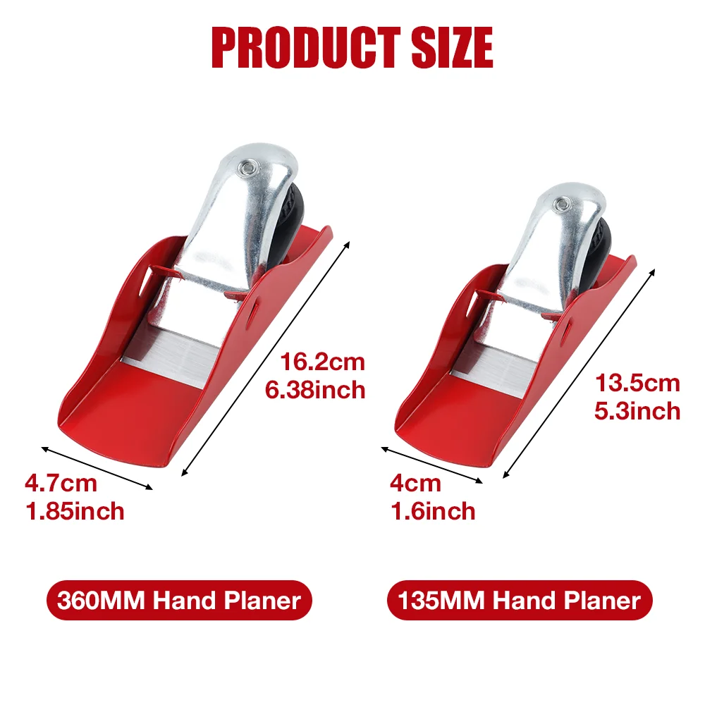 Mini Woodworking Hand Planer, Planer Tool, Adjustable Planing Depth, DIY Household Woodworking Tool, for Trimming Wood Edge