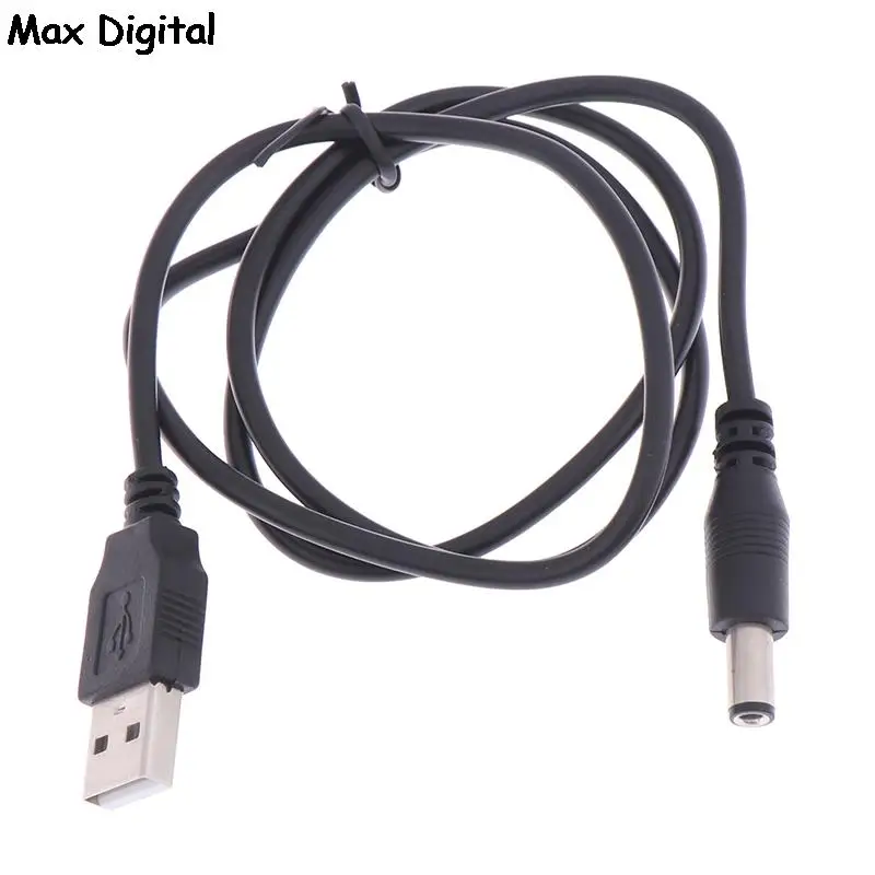 USB 5V Charger power Cable to DC 5.5 mm plug  jack USB Power Cable For MP3/MP4 Player 80cm