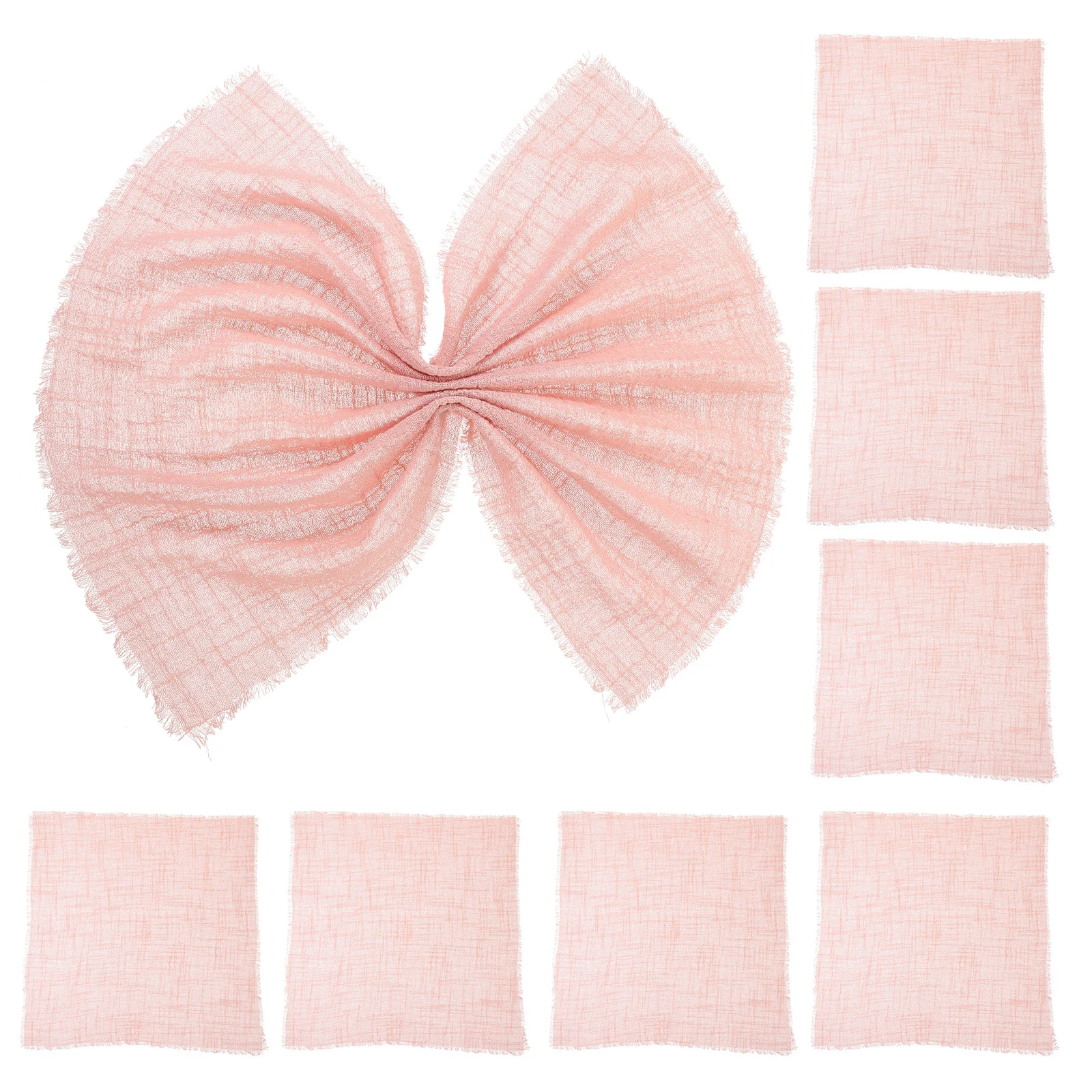 

10Pcs Dinner Napkins Cotton Linen Material Multi-Scene Use for Home Kitchen Western Restaurant Festivals Reusable