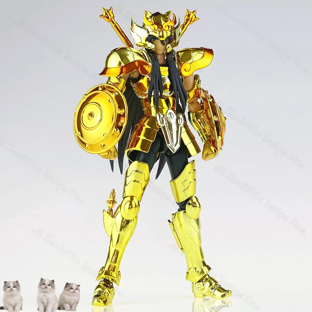 24 horas de envio CS Modelo Saint Seiya Myth Cloth EX Sagiério Aiolos/Capricórnio Shura/Gemini Saga/Libra Dohko Figura de ação