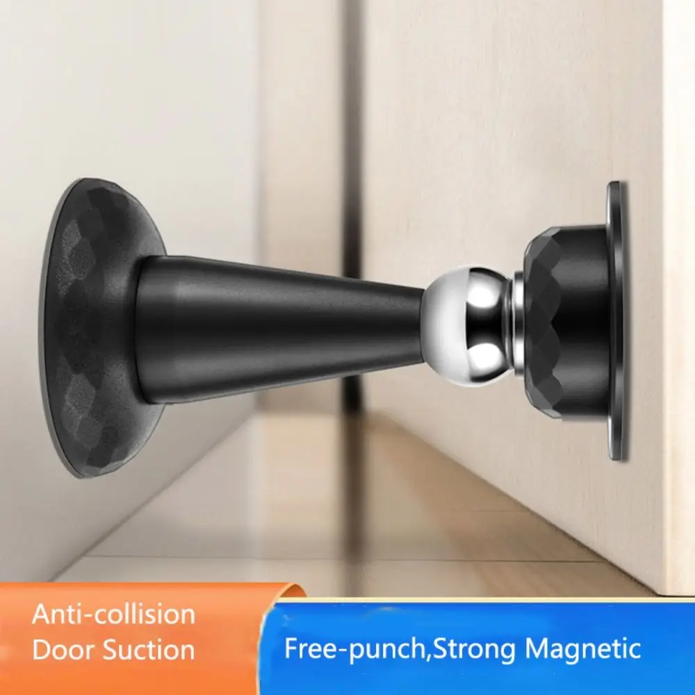 

Silent Free-punch Door Suction Bumper Anti-collision Strong Magnetic Door Stopper Self Adhesive Safety Door Stop Household
