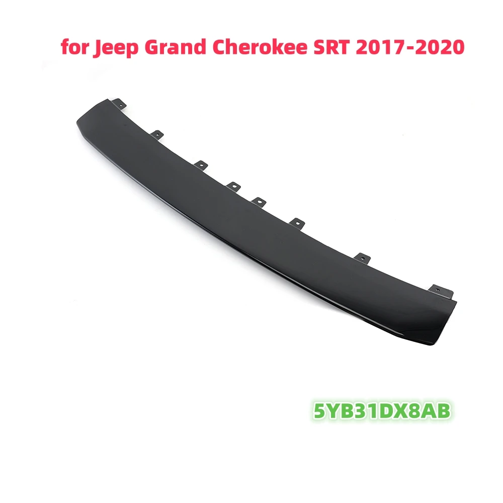 Front Bumper Lower Guard Plate for Jeep Grand Cherokee SRT 2017 -2020 Black Replacement Accessories Bumper Trim 5YB31DX8AB