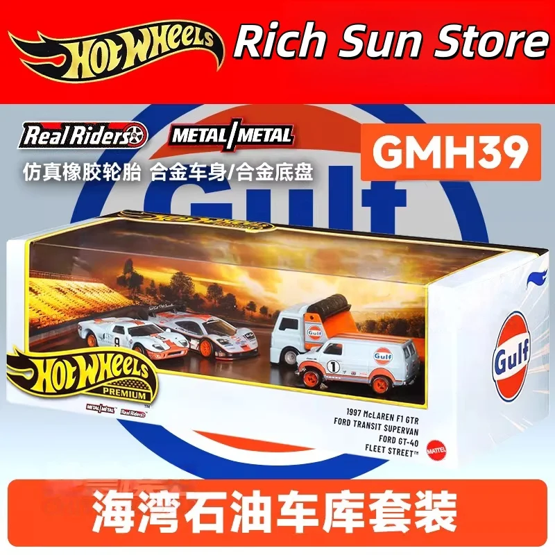 hot-wheels-premium-gulf-oil-livery-1-64-voitures-en-alliage-moule-sous-pression-mclaren-f1-ford-gt40-ford-transit-supervan-collection-de-voitures-de-course-vintage