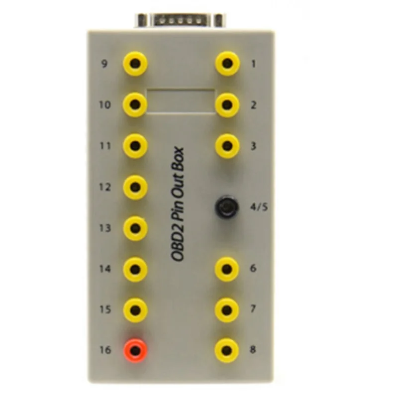 OBDII OBD2 Breakout Box Car OBD 2 Break Out Box Car Protocol Detector Auto Can Test Box Automotive Connector Detector(B)