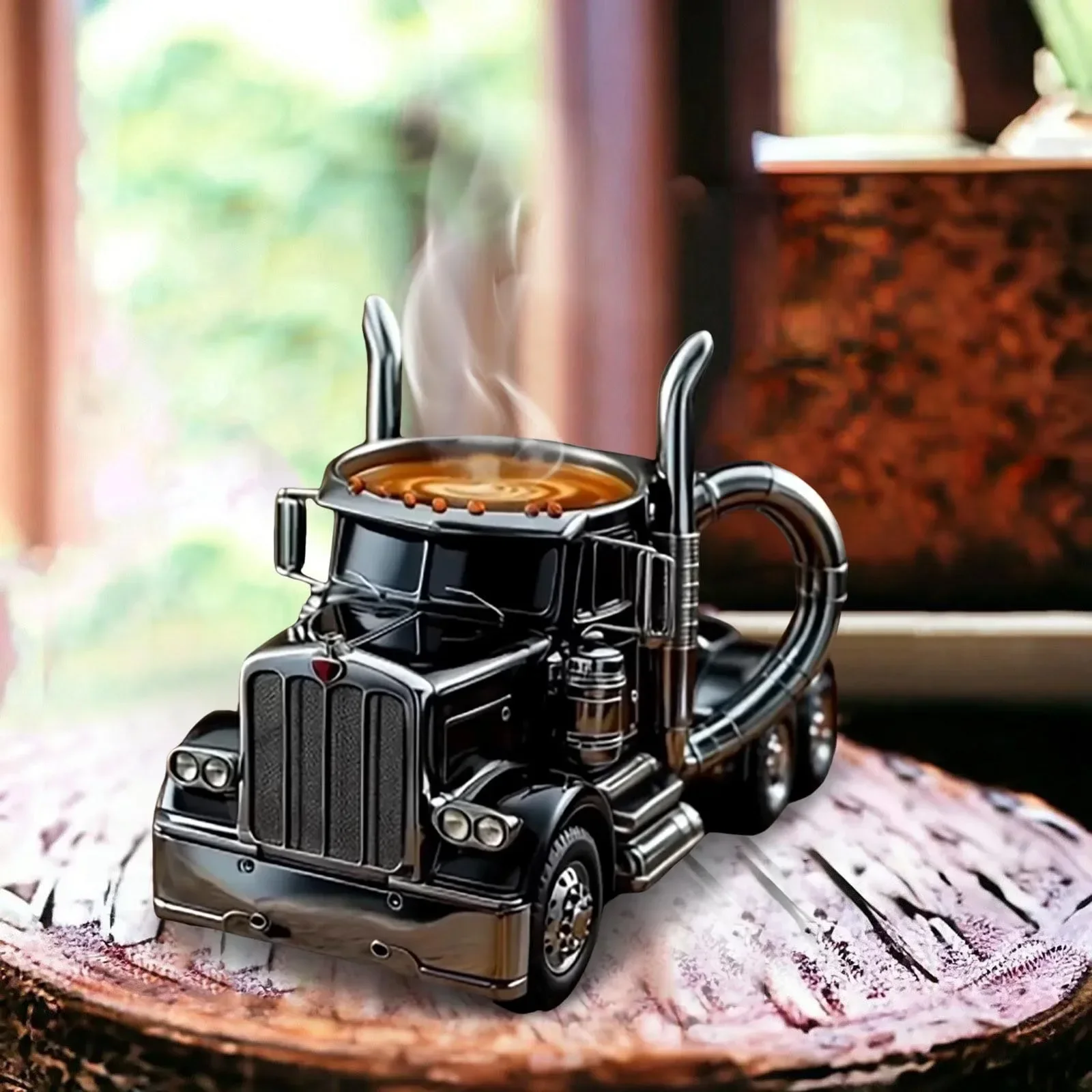 

2025 Creative Handcrafted Truck Shape Coffee Mug, Truck Mug For Truck Driver Gifts Drivers For Birthday Fathers Day