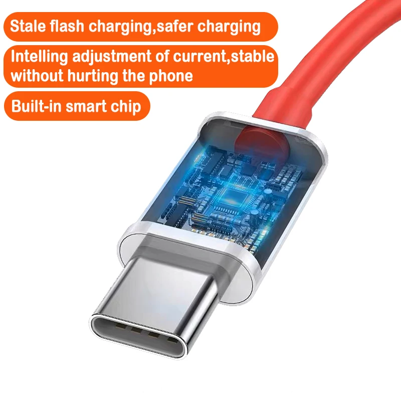 150W SUPERVOOC ที่ชาร์จความเร็วสูงสาย USB Type C 8A สำหรับ Oneplus Ace Pro 10R 10T